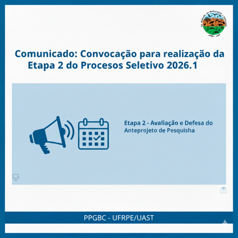 Imagem com convocação de etapa 2